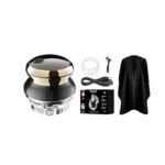 KEMEI 887 Hair Clipper for Men Circular Cordless Hair Trimmer, Self-Haircut Kit, Rechargeable LED Display