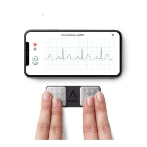 KardiaMobile 1-Lead Personal EKG Monitor – Record EKGs at Home – Detects AFib and Irregular Arrhythmias