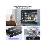 MROCIDA HDMI Switch 4K 30hz hdmi 1.4 5 in 1 Out HDMI Switcher 5 Port with IR Remote Control HDMI Splitter Support
