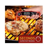 Meat Thermometer Instant Read, Digital Food Thermometer with Backlight and Calibration