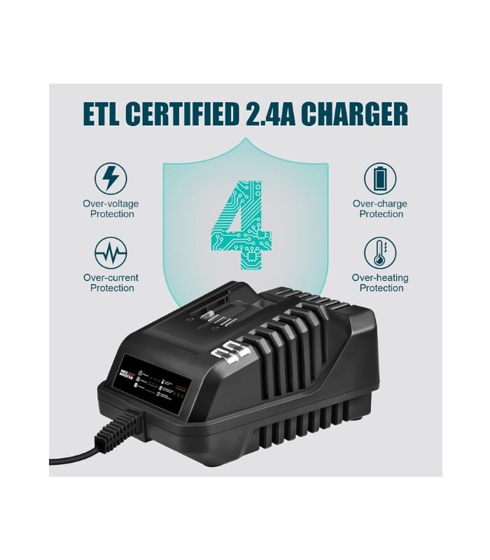 NEU MASTER 2.0AH Battery Pack with 2.4A Charger (1) NEU MASTER 2.0AH Battery Pack with 2.4A Charger