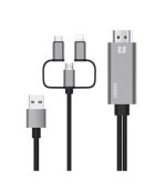 Onten Lightning/ USB-C/ microUSB To HDMI Cable 1.8M OTN-7537A