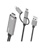 Onten Lightning/ USB-C/ microUSB To HDMI Cable 1.8M OTN-7537A Onten Lightning/ USB-C/ microUSB To HDMI Cable 1.8M OTN-7537A