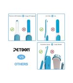 PETDOM Pet Hair Remover Brush for Clothes - Integrated Sturdy Handle