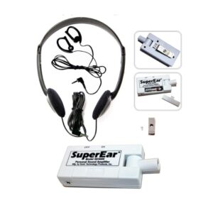 Personal Sound Amplifier Model SE5000 (PSAP), 50dB Pocket Size Audio Amplifier with Headphones