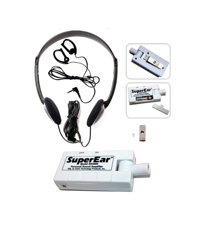 Personal Sound Amplifier Model SE5000 (PSAP), 50dB Pocket Size Audio Amplifier with Headphones