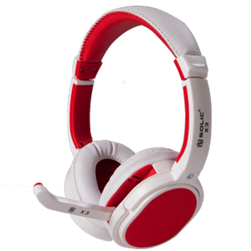 SOLIC RED headset X3