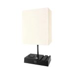 SUNTHIN Table Lamp, 3 Way Dimmable Desk Lamp with 1 USB Port