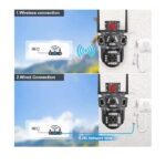 Speed-X PTZ WiFi Outdoor 6MP Security Camera With 3Screen,Night Vision,Waterproof