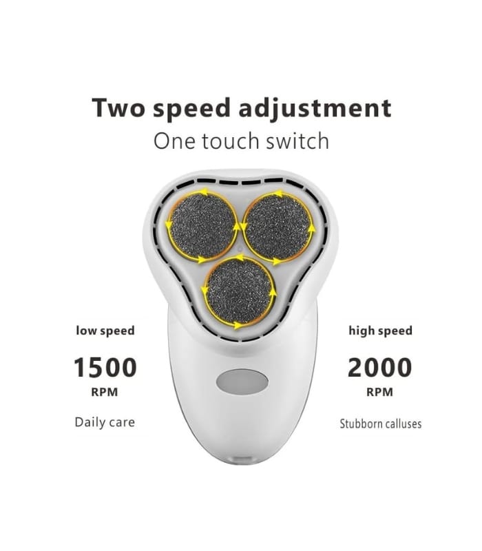 _THRREF Electric Foot Pedicure Foot Care Tool Grinder Exfoliator Machine Feet Hard Dead Skin (2) THRREF Electric Foot Pedicure Foot Care Tool Grinder Exfoliator Machine Feet Hard Dead Skin