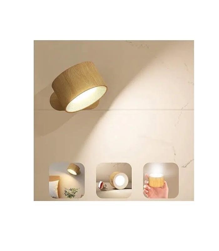 Wall Light LED Wall lamp with Rechargeable Battery Operated