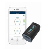 Wellue Oxysmart Bluetooth Fingertip Blood Oxygen Saturation Monitor with Alarm