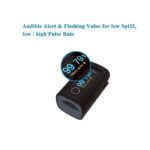 Wellue Oxysmart Bluetooth Fingertip Blood Oxygen Saturation Monitor with Alarm