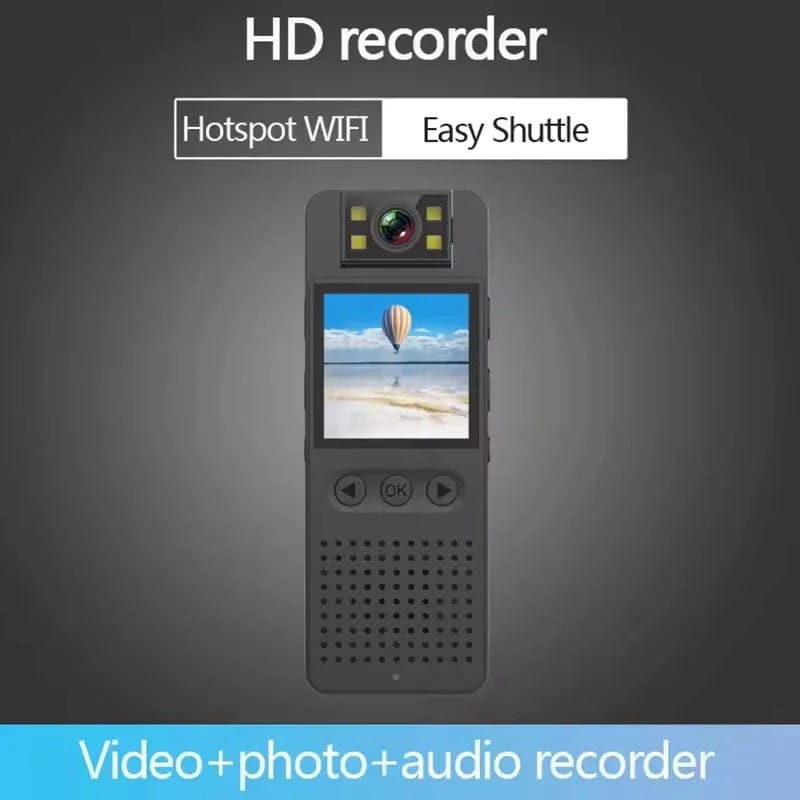 L12 Mini Body Camera WiFi Video Recorder 1080P Wearable Night Vision