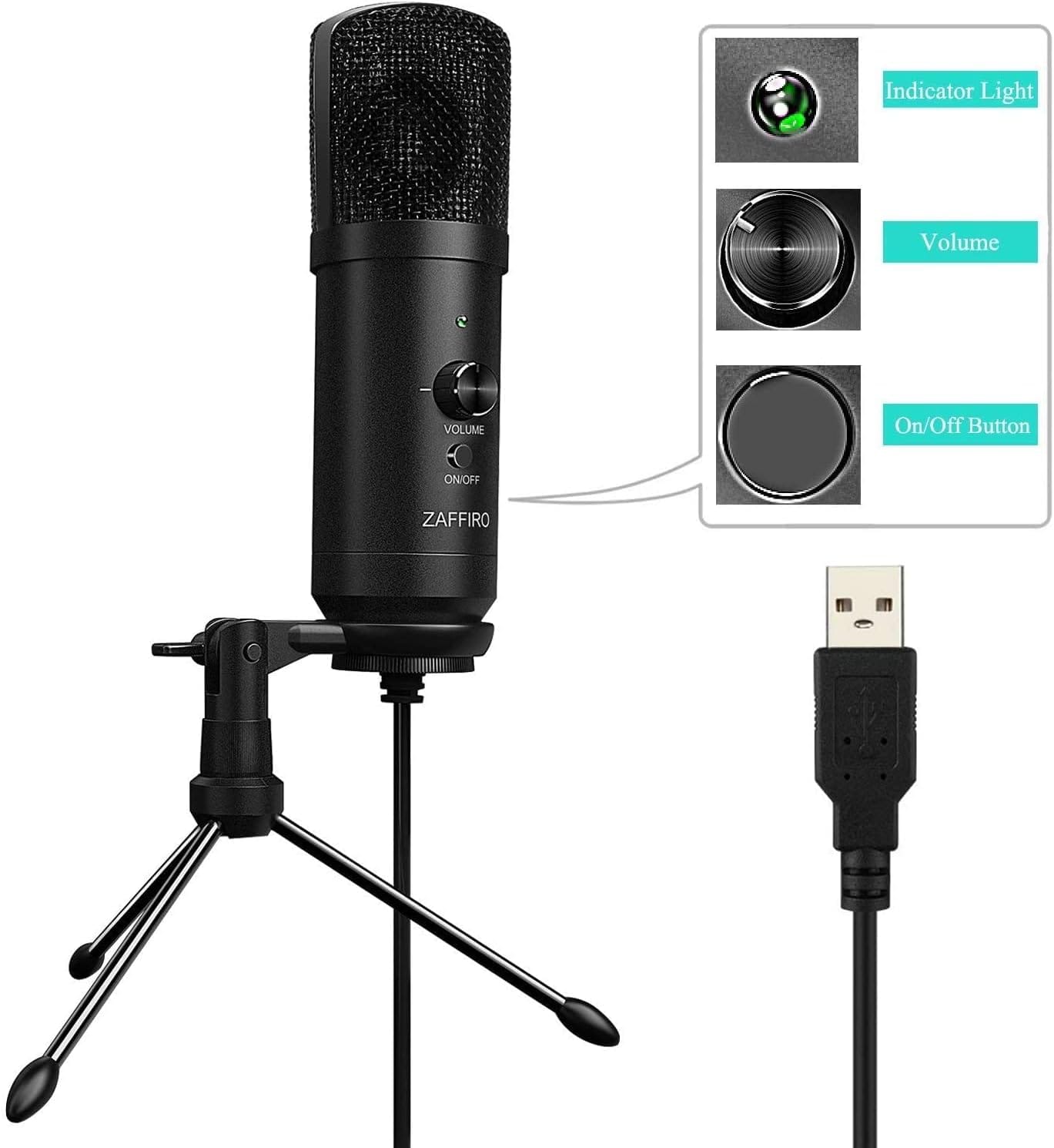 ZAFFIRO Adjustable Microphone Original