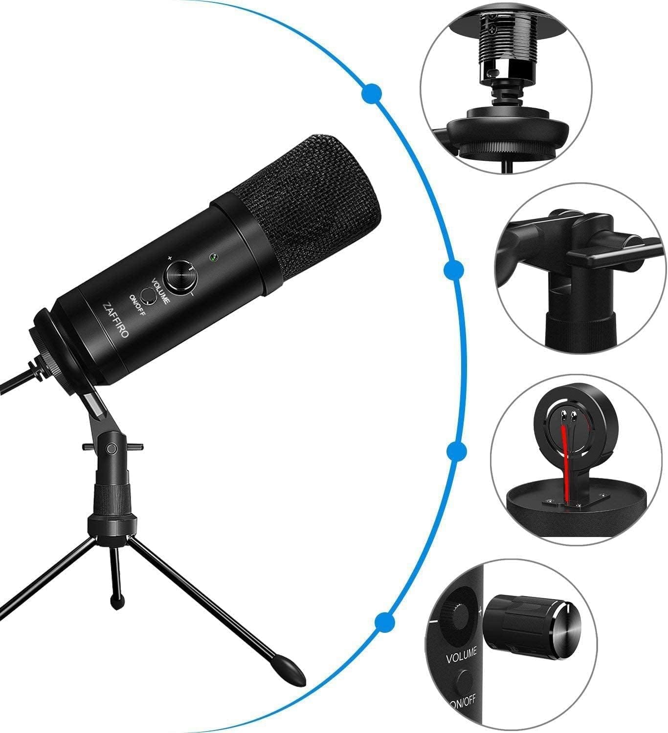ZAFFIRO Adjustable Microphone Original