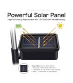 ooklee Solar Powered String Lights,Solar Fairy Lights Warm White,10 Meters
