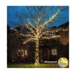 ooklee Solar Powered String Lights,Solar Fairy Lights Warm White,10 Meters