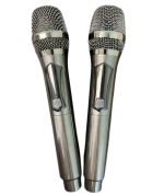 Professional VHF Wireless Microphone Handheld Karaoke w/ Receiver 2 Pcs-0
