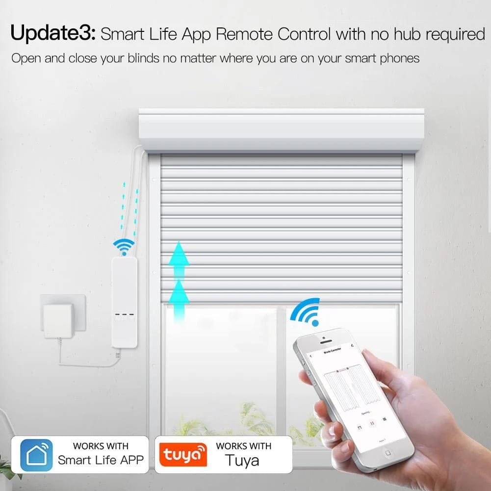 Smart Electric Curtain Motor APP Control Chain Roller Blinds