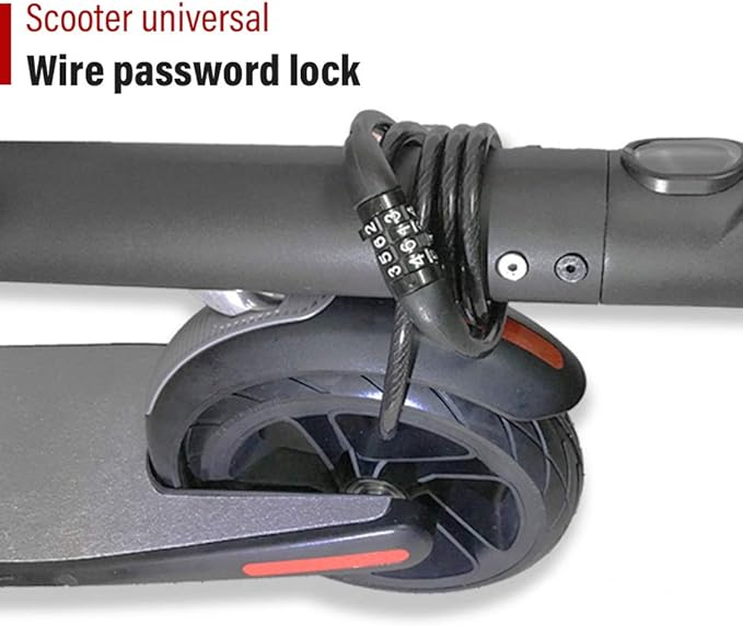 Scooter Lock Cable for Xiaomi Mijia M365 ES Series, Bicycle