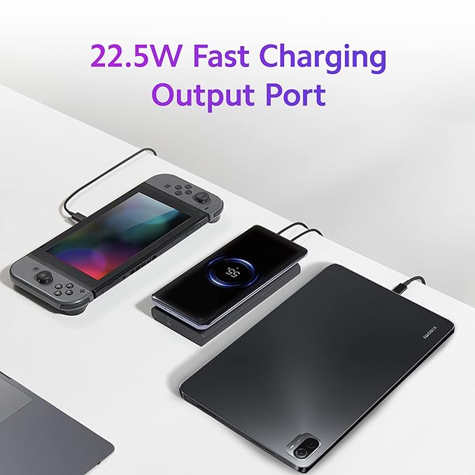 MI Lithium Ion Xiaomi Wireless Power Bank 10000mAh | 22.5W Fast Charging