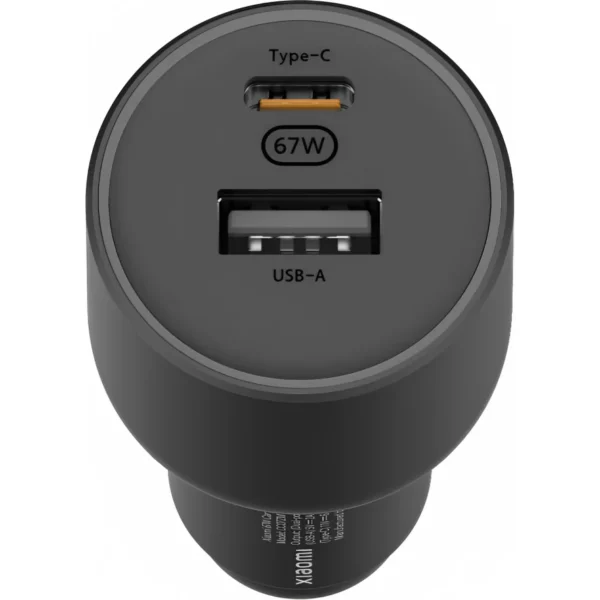 Xiaomi 67W Car Charger USB-A + Type C