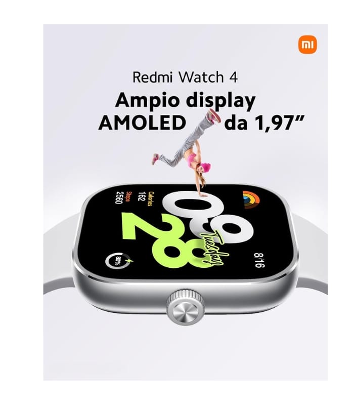 Redmi Watch 4 with 1.97-inch AMOLED Display (Silver grey) Redmi Watch 4 with 1.97-inch AMOLED Display (Silver grey)