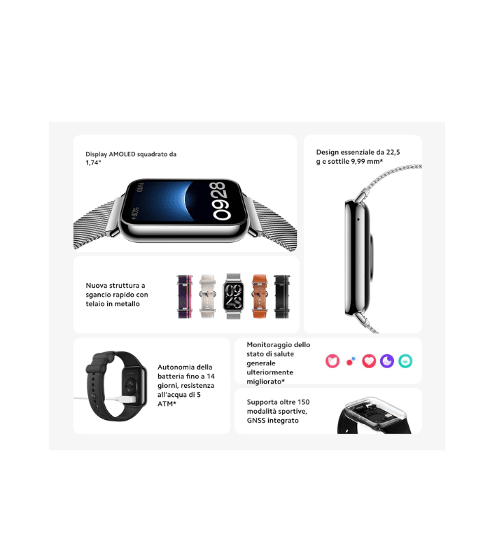 Xiaomi Smart Band 8 Pro Fitness Tracker, 1.74" AMOLED Display Xiaomi Smart Band 8 Pro Fitness Tracker, 1.74" AMOLED Display