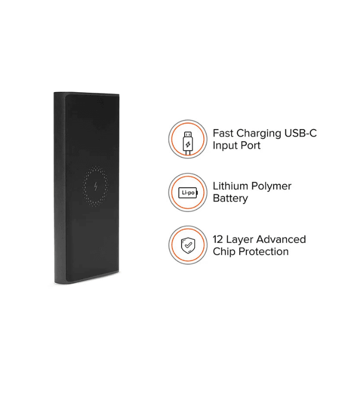 MI Lithium Ion Xiaomi Wireless Power Bank 10000mAh | 22.5W Fast Charging MI Lithium Ion Xiaomi Wireless Power Bank 10000mAh | 22.5W Fast Charging