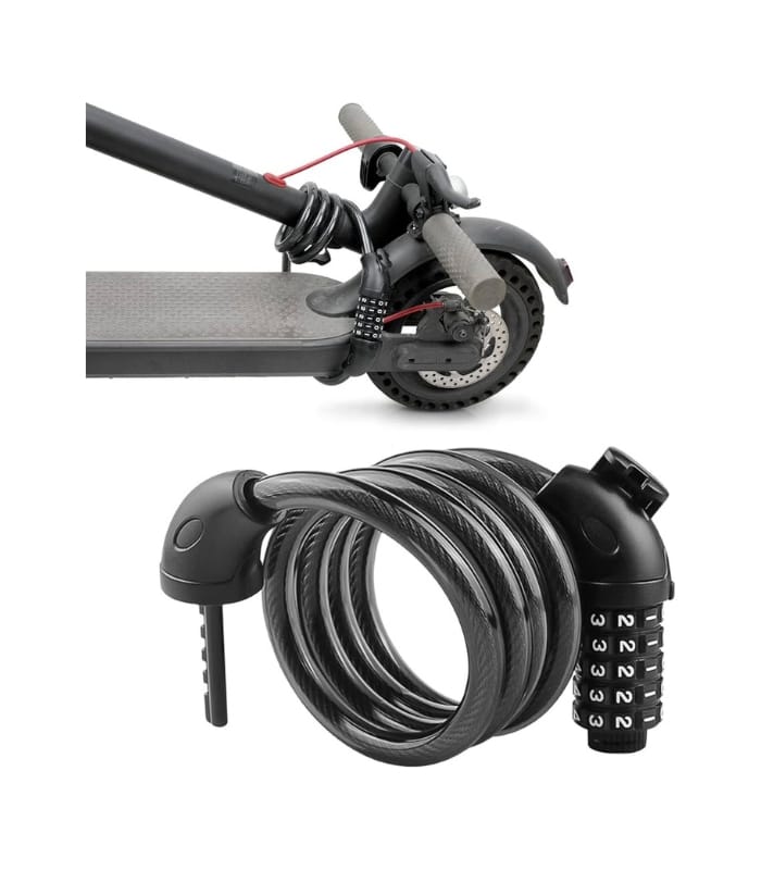 Scooter Lock Cable for Xiaomi Mijia M365 ES Series, Bicycle Scooter Lock Cable for Xiaomi Mijia M365 ES Series, Bicycle