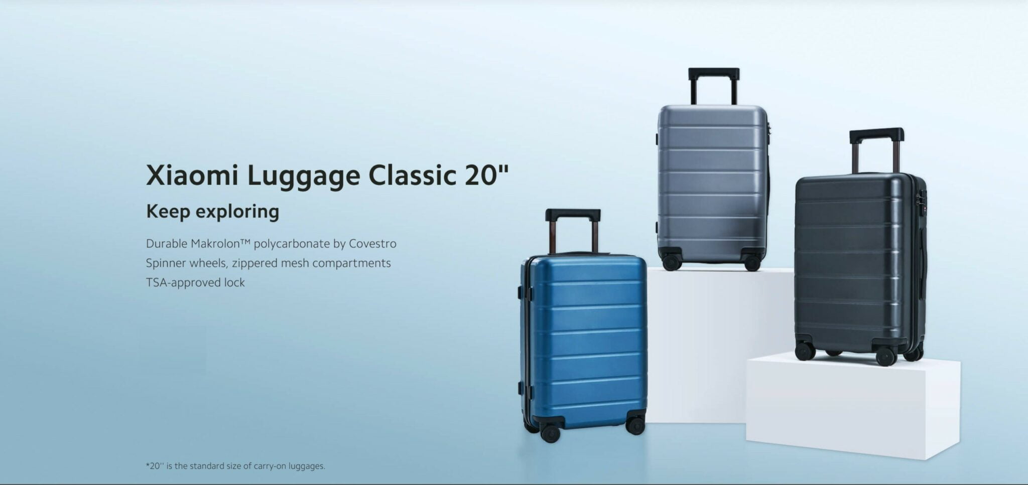 Xiaomi Luggage Classic 20" -Blue