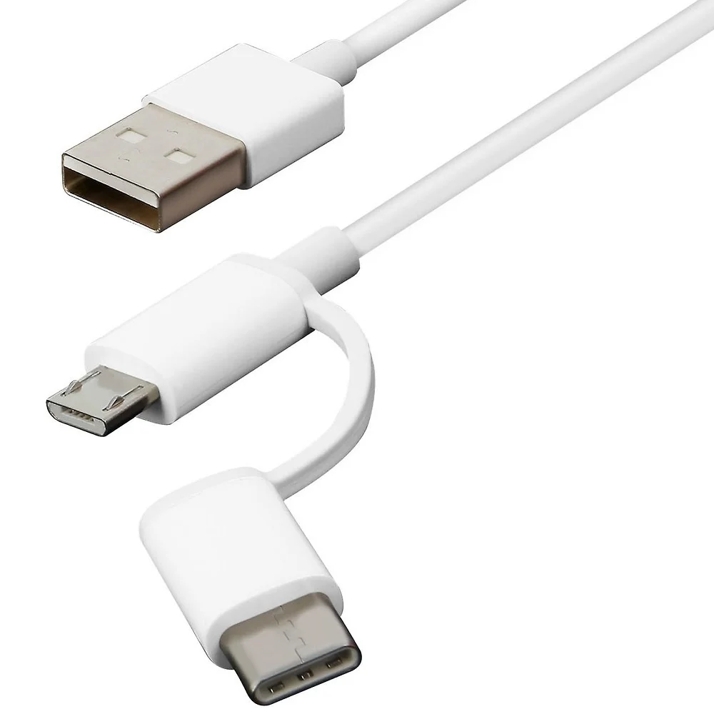 Mi 2-in-1 USB Cable (Micro USB to Type C) 100 cm