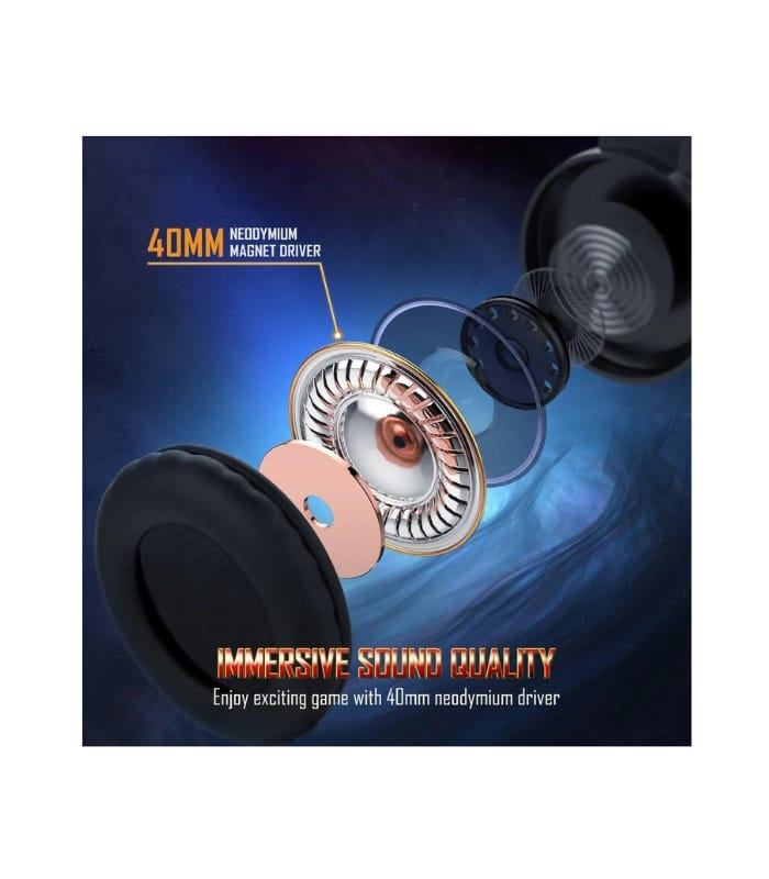 ONIKUMA K19 RGB Wired Stereo Gaming Headset True Noise Cancellation ONIKUMA K19 RGB Wired Stereo Gaming Headset True Noise Cancellation