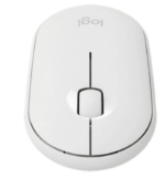 Logitech M350 Pebble Wireless Mouse (Off-White)