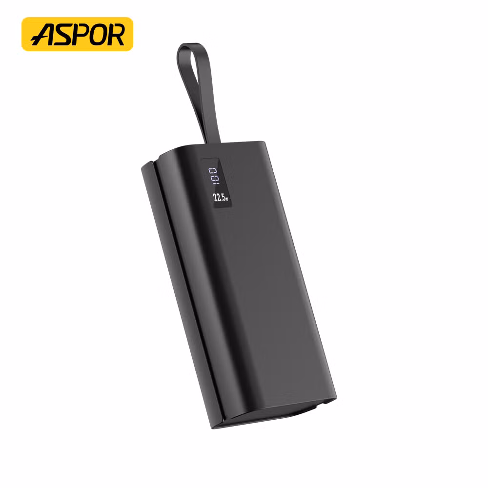 ASPOR A337 30000mAh 22.5W LED Display Power Bank