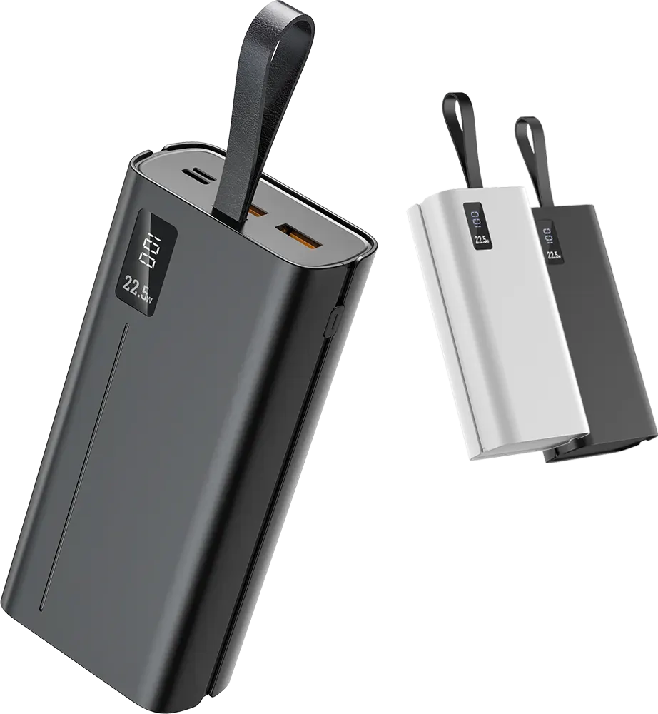 ASPOR A337 30000mAh 22.5W LED Display Power Bank