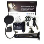 Bm-800 V10 Podcast Condenser Microphone Set With Live Sound Card