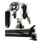 Bm-800 V10 Podcast Condenser Microphone Set With Live Sound Card