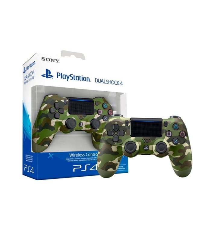 DualShock 4 Wireless Controller for PlayStation 4 - Green Camouflage (2) DualShock 4 Wireless Controller for PlayStation 4 - Green Camouflage