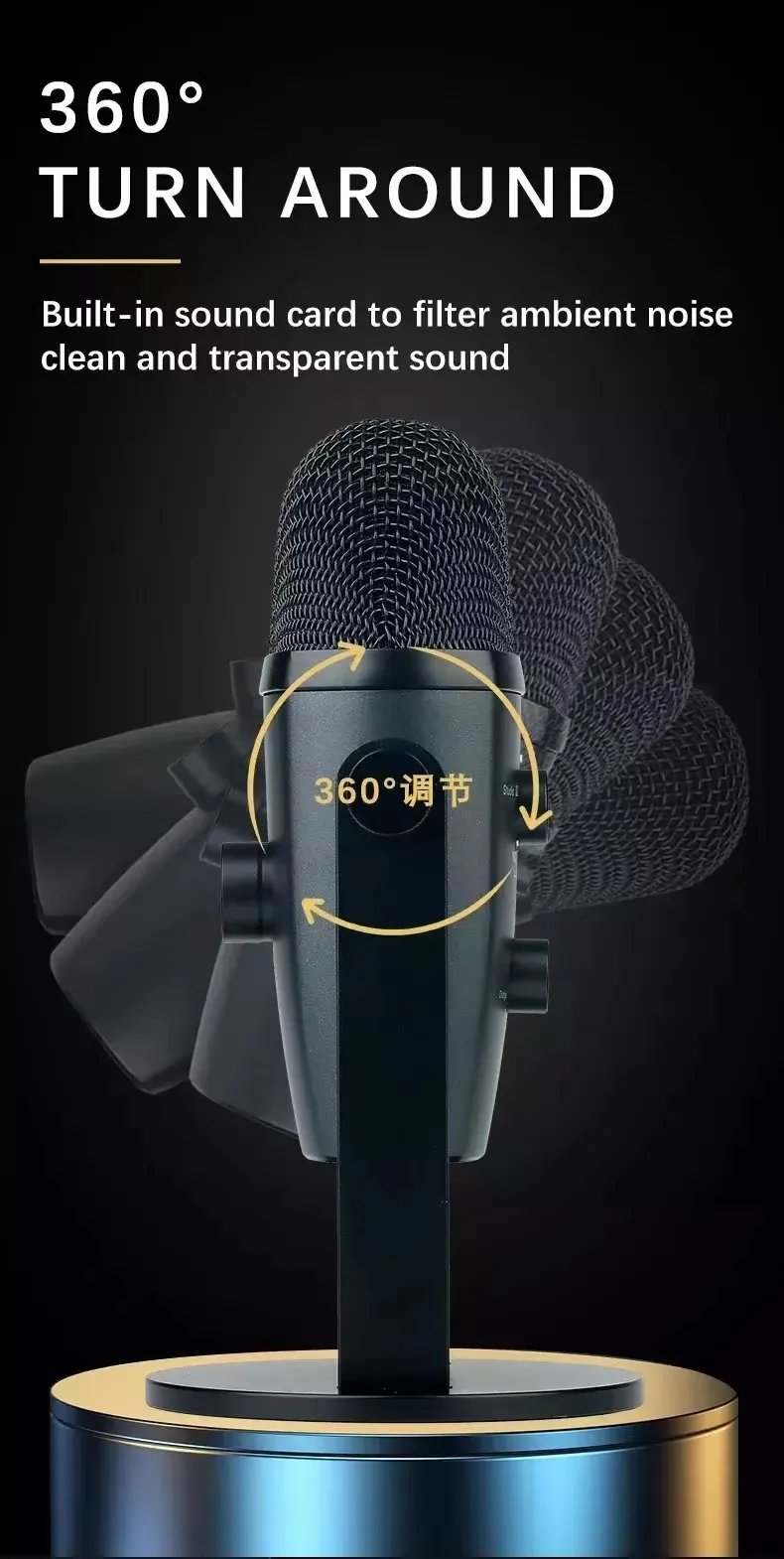 Jmary MC-PW10 Professional USB Microphone for pc and mobile