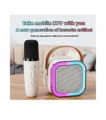 K12 Mini Audio Microphone Karaoke Family Wireless Bluetooth Speaker