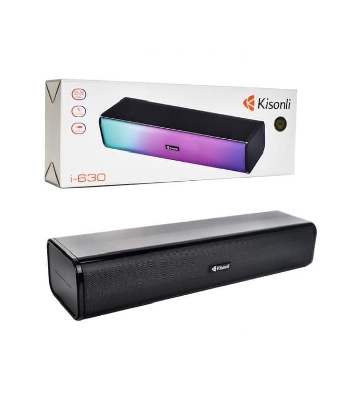 Kisonli I-630 Speaker Multimedia Usb Plug Rgb Colorful Light