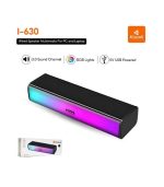 Kisonli I-630 Speaker Multimedia Usb Plug Rgb Colorful Light
