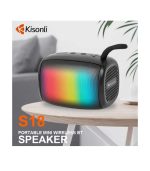 Kisonli S18 RGB Colorful High-Quality Portable Bluetooth Speaker