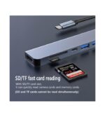 USB C Hub 7-in-1, Type-C Hub to HDTV 4K@30Hz, USB 3.0