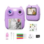 D8S HD 1080P Front Rear Dual Lens Kids Digital Print Camera 48MP (2) D8S HD 1080P Front Rear Dual Lens Kids Digital Print Camera 48MP