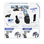 Gel Splatter Blaster Pistol for Orbeez with Drum and Sight
