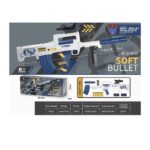 Manual Jumping Shell Soft Bullet Gun - 10 Suction Cups & 10 round
