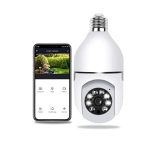 Speed-X CA-E25 Bulb camera 1080p Wifi 360 Degree with V380pro App